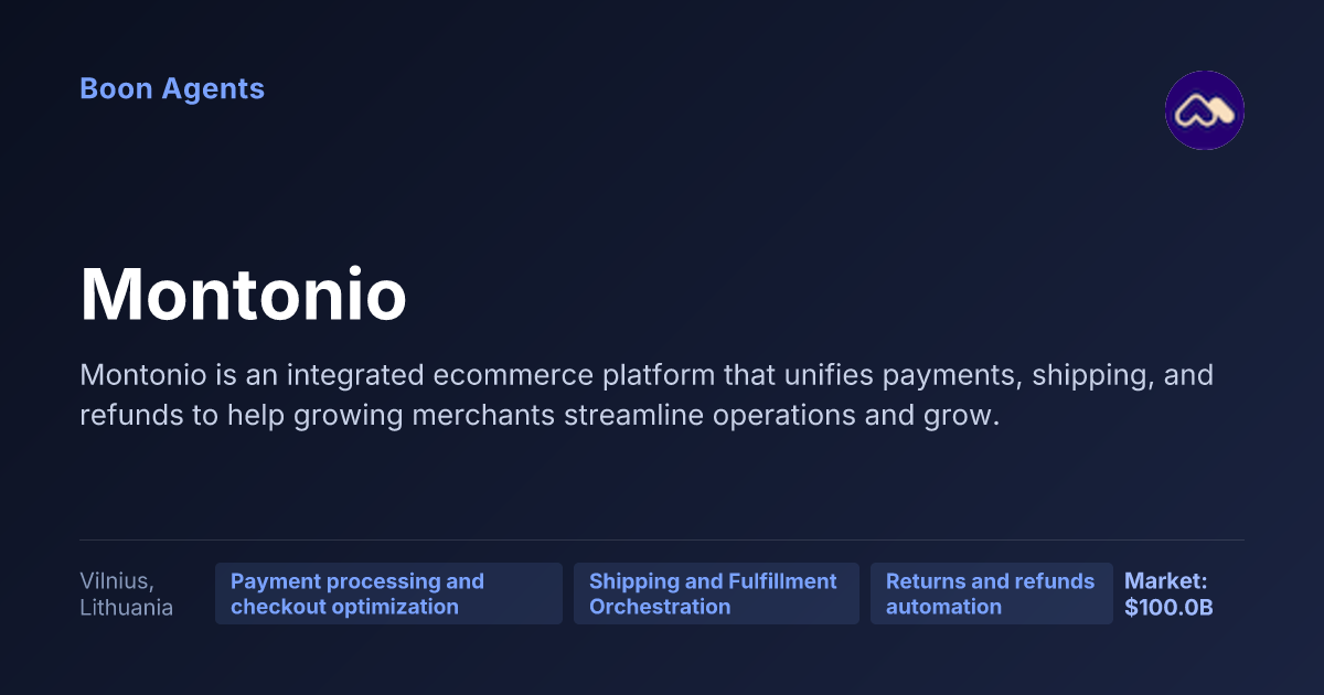 Montonio — company overview