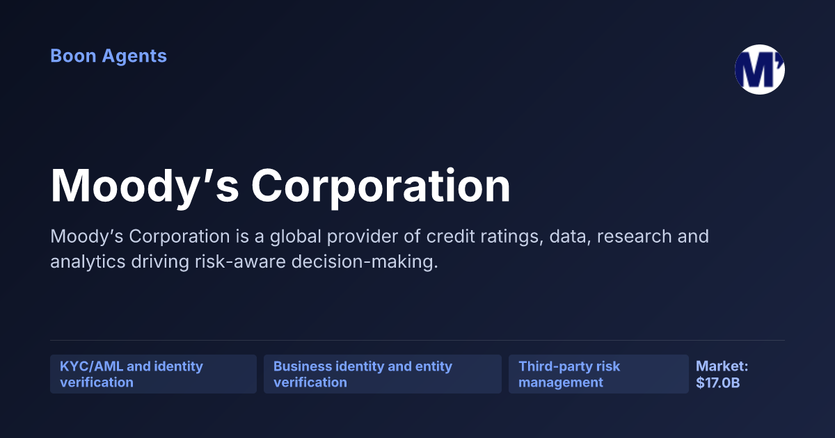 Moody’s Corporation — company overview