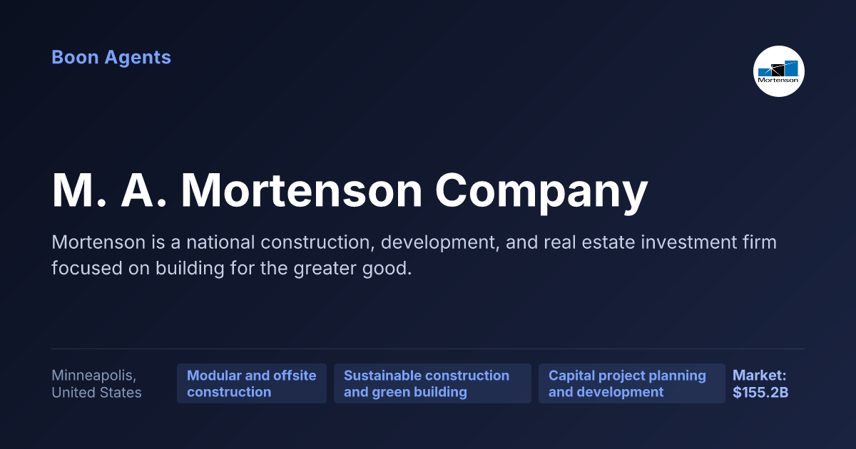 M. A. Mortenson Company — company overview