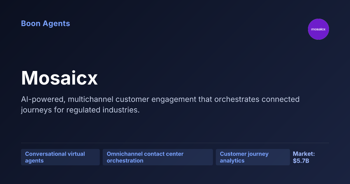 Mosaicx — company overview