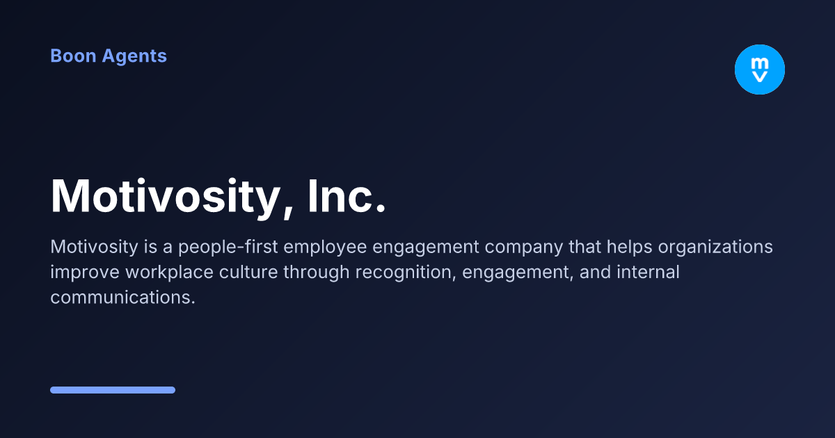 Motivosity, Inc. — company overview