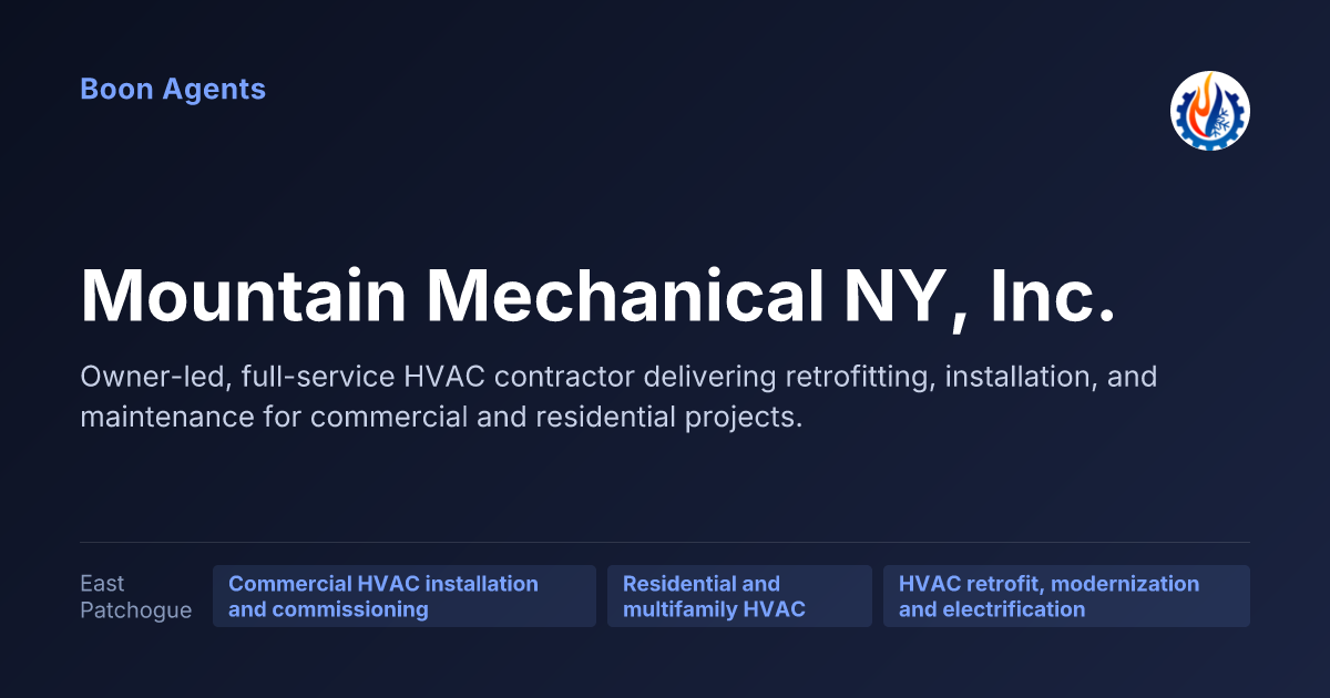 Mountain Mechanical NY, Inc. — company overview