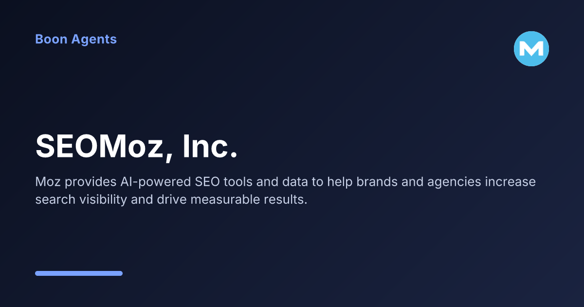 SEOMoz, Inc. — company overview