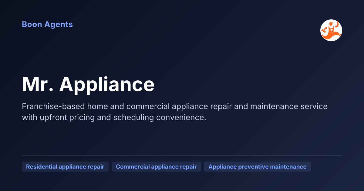 Mr. Appliance — company overview
