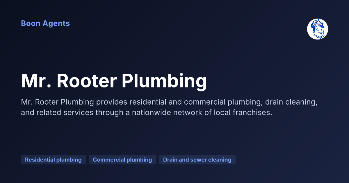Mr. Rooter Plumbing — company overview