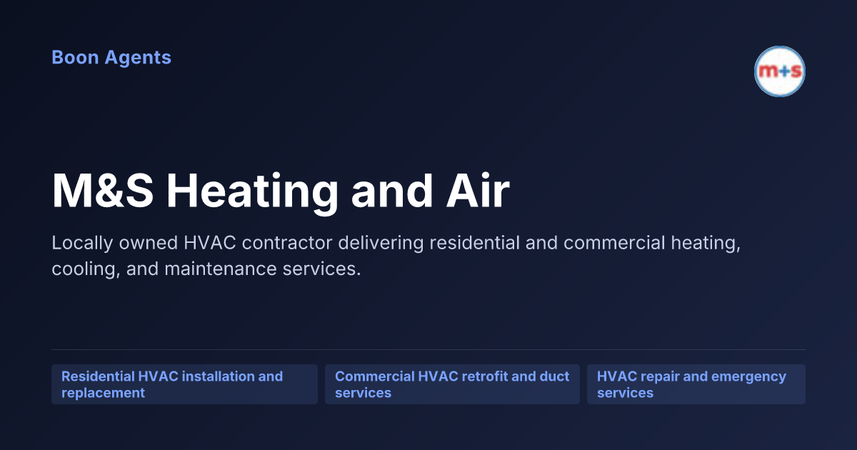 M&S Heating and Air — company overview