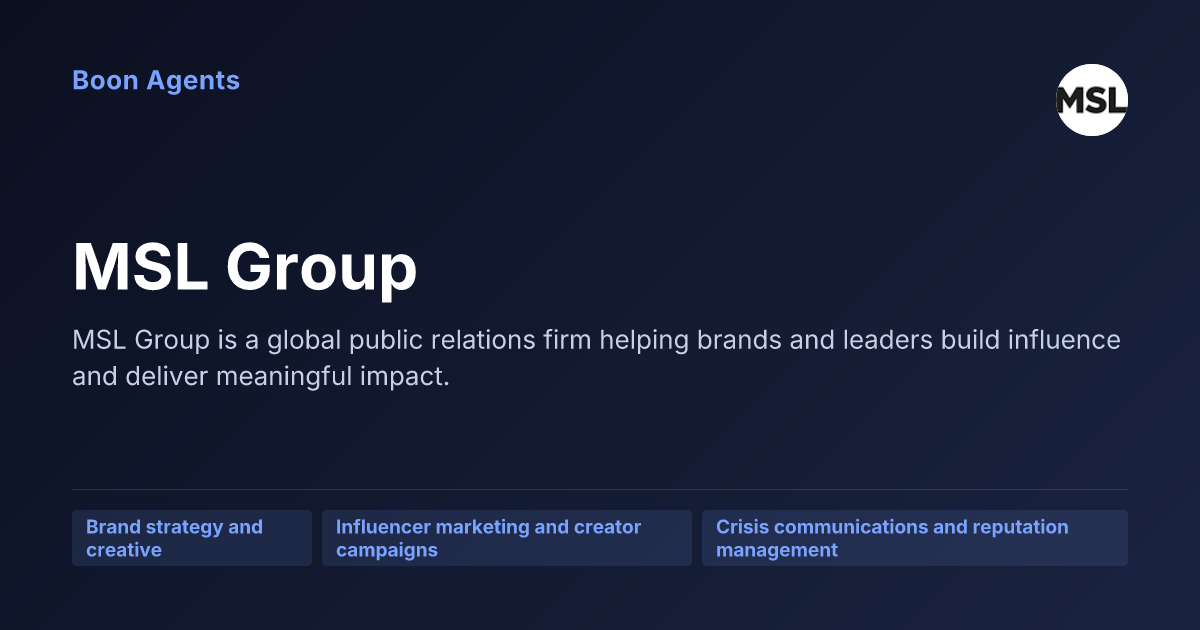 MSL Group — company overview