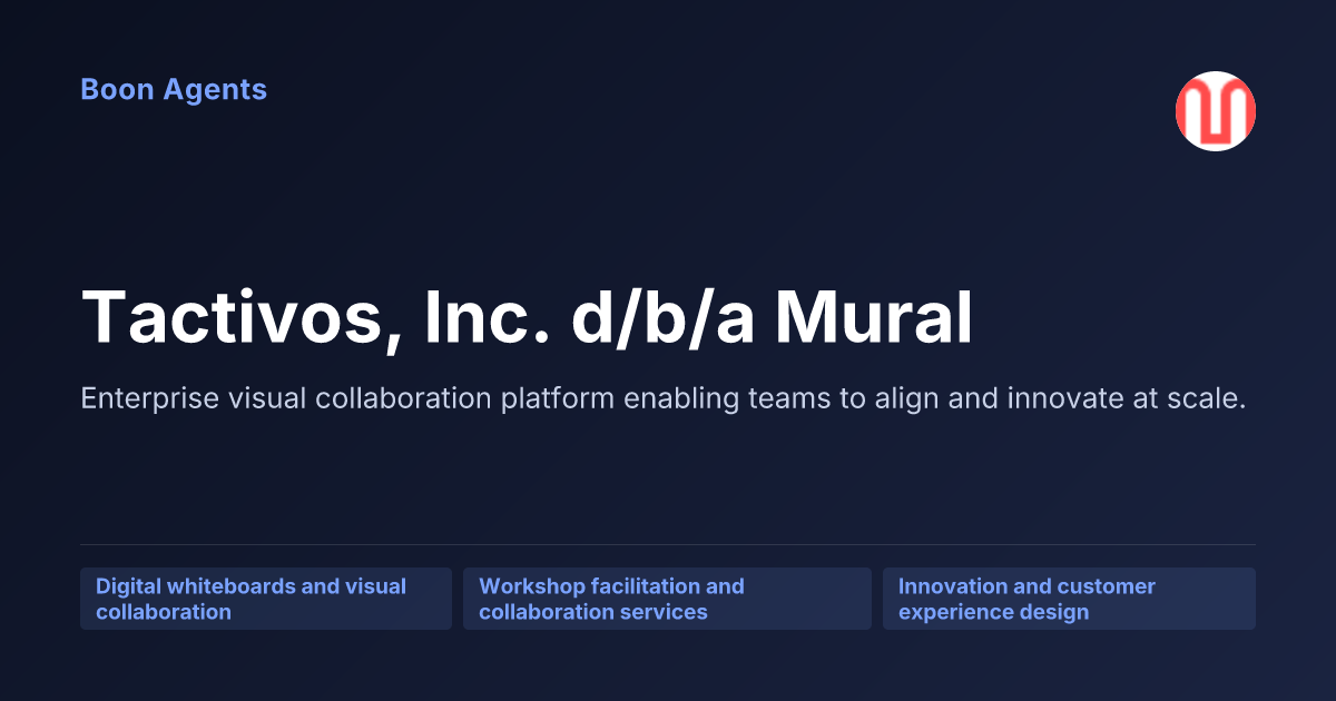 Tactivos, Inc. d/b/a Mural — company overview