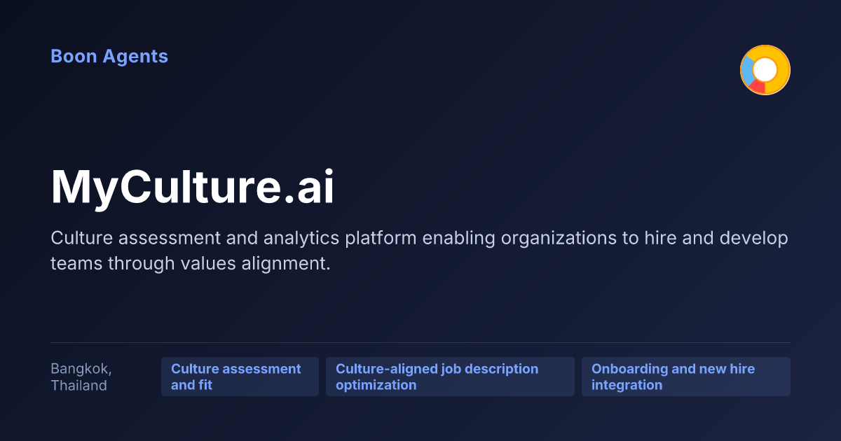 MyCulture.ai — company overview