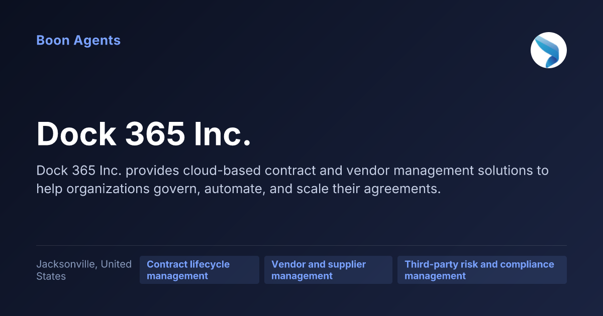 Dock 365 Inc. — company overview