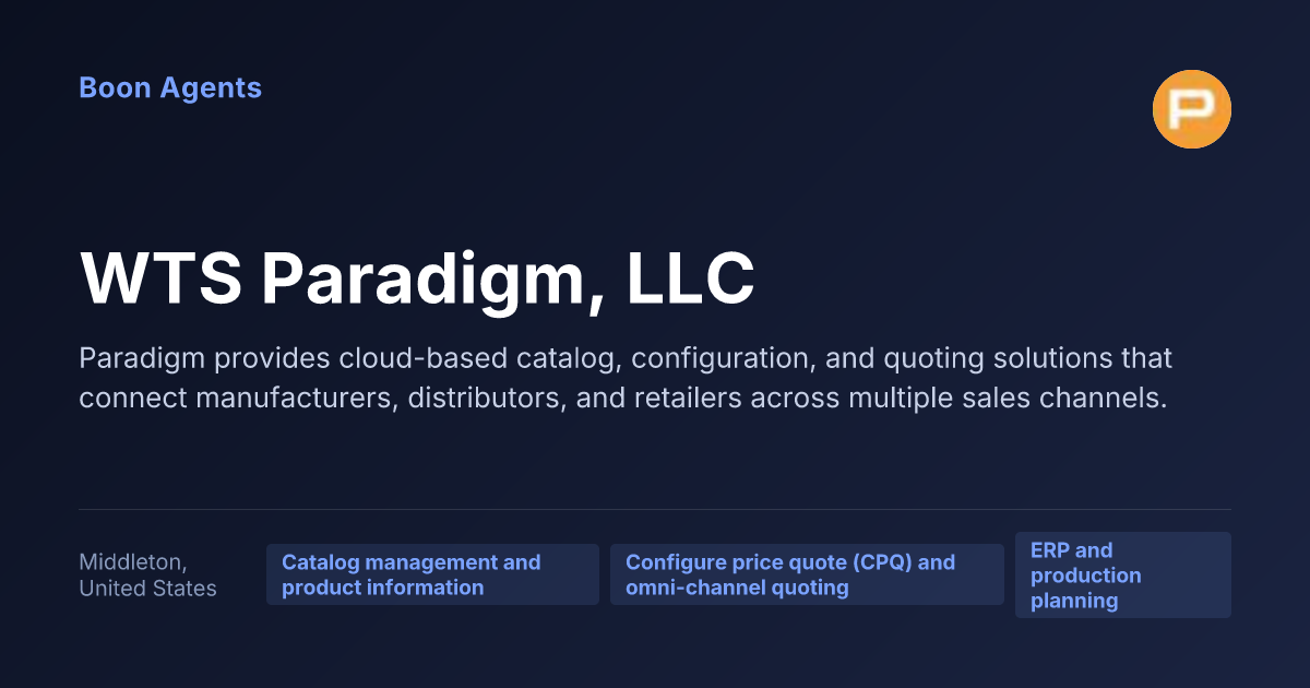 WTS Paradigm, LLC — company overview