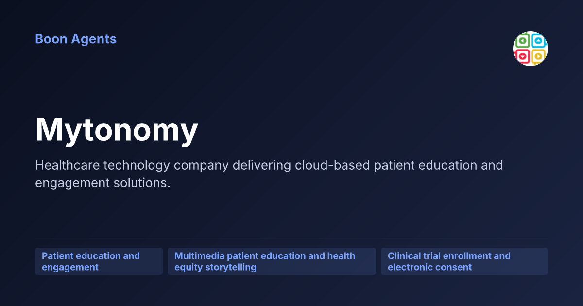 Mytonomy — company overview