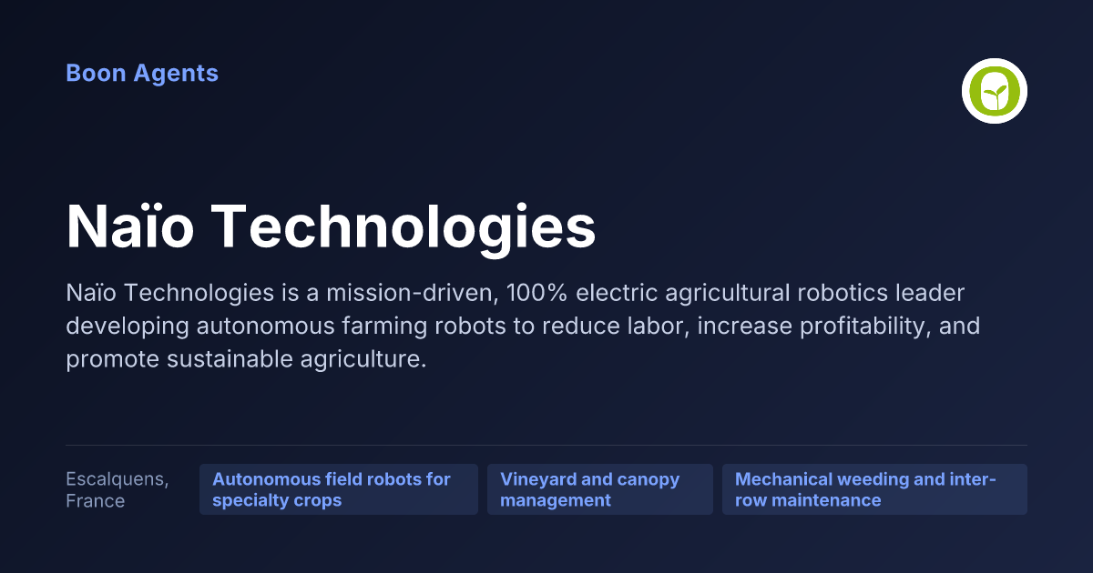 Naïo Technologies — company overview