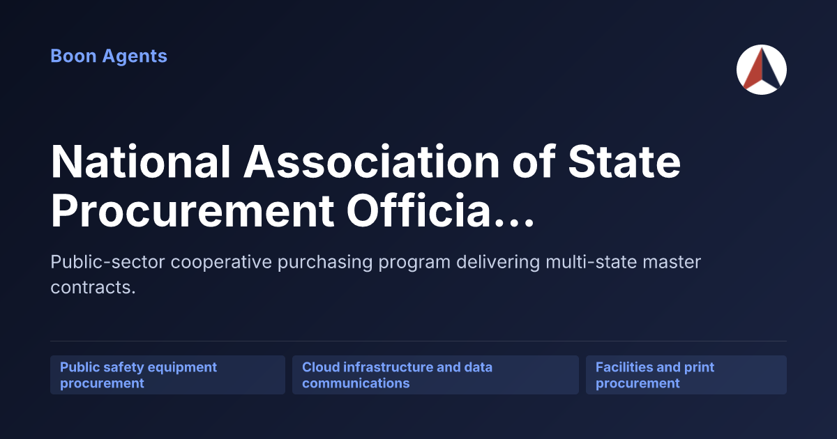 National Association of State Procurement Officials — company overview