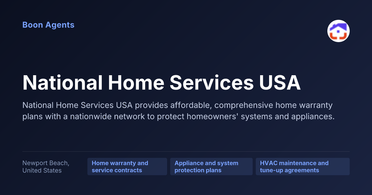 National Home Services USA — company overview