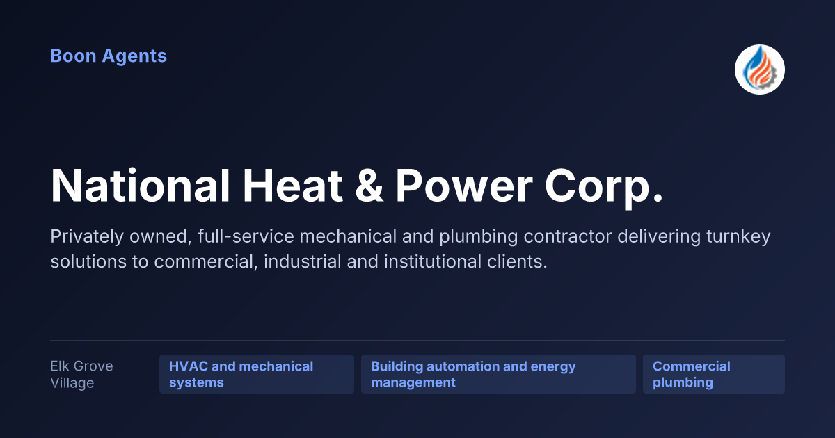 National Heat & Power Corp. — company overview