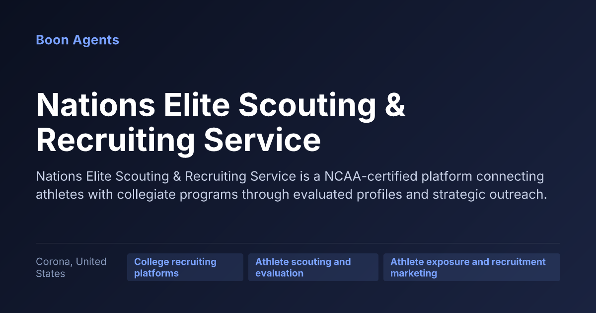 Nations Elite Scouting & Recruiting Service — company overview
