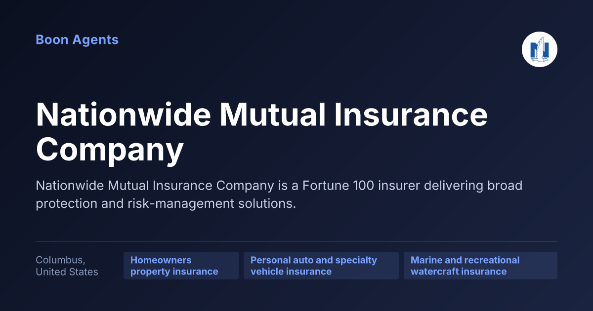 Nationwide Mutual Insurance Company — company overview