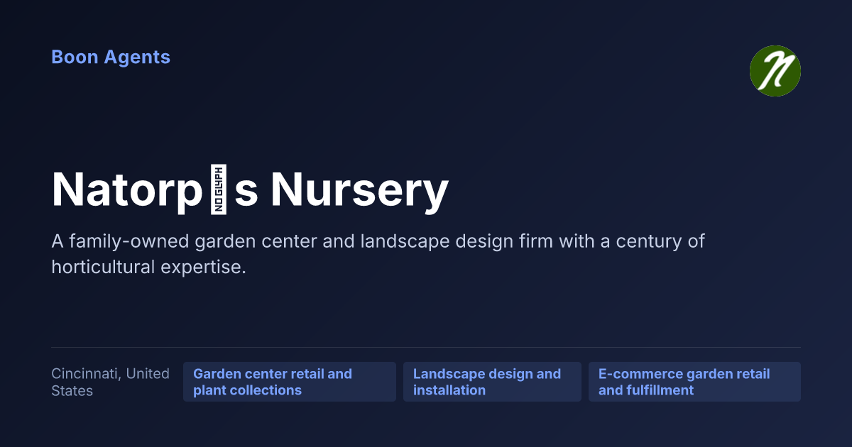 Natorps Nursery — company overview