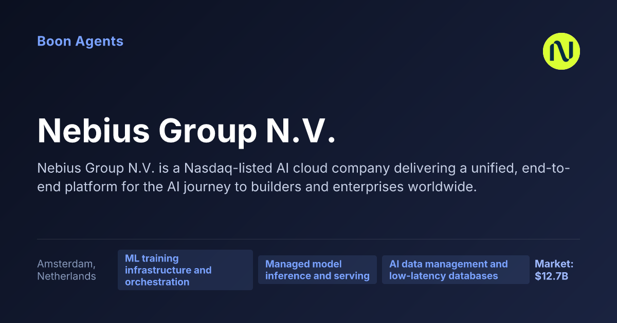 Nebius Group N.V. — company overview