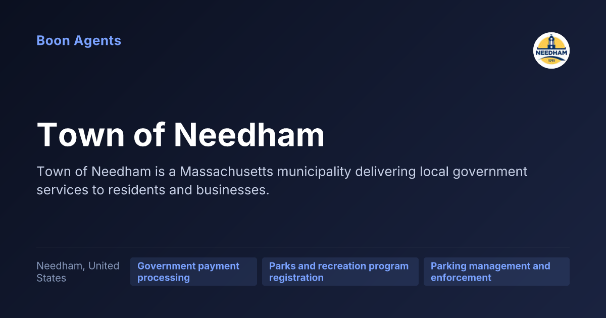 Town of Needham — company overview