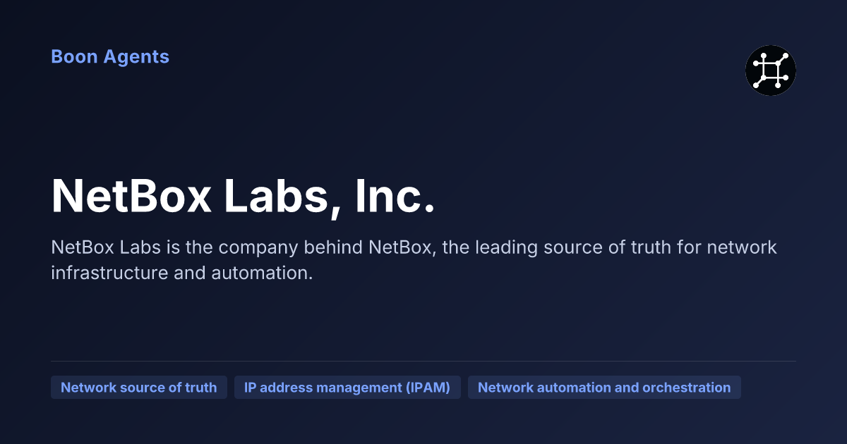 NetBox Labs, Inc. — company overview