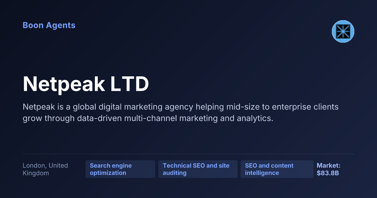 Netpeak LTD — company overview
