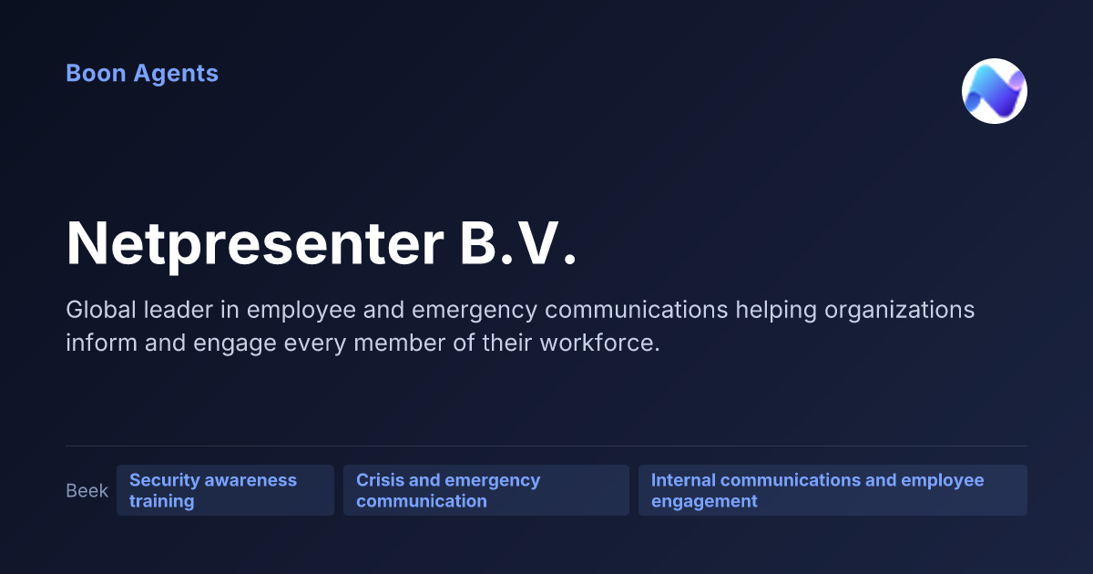 Netpresenter B.V. — company overview