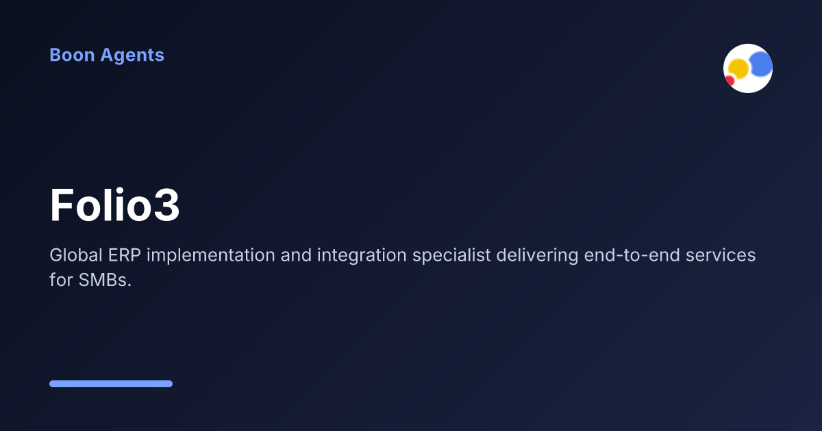 Folio3 — company overview