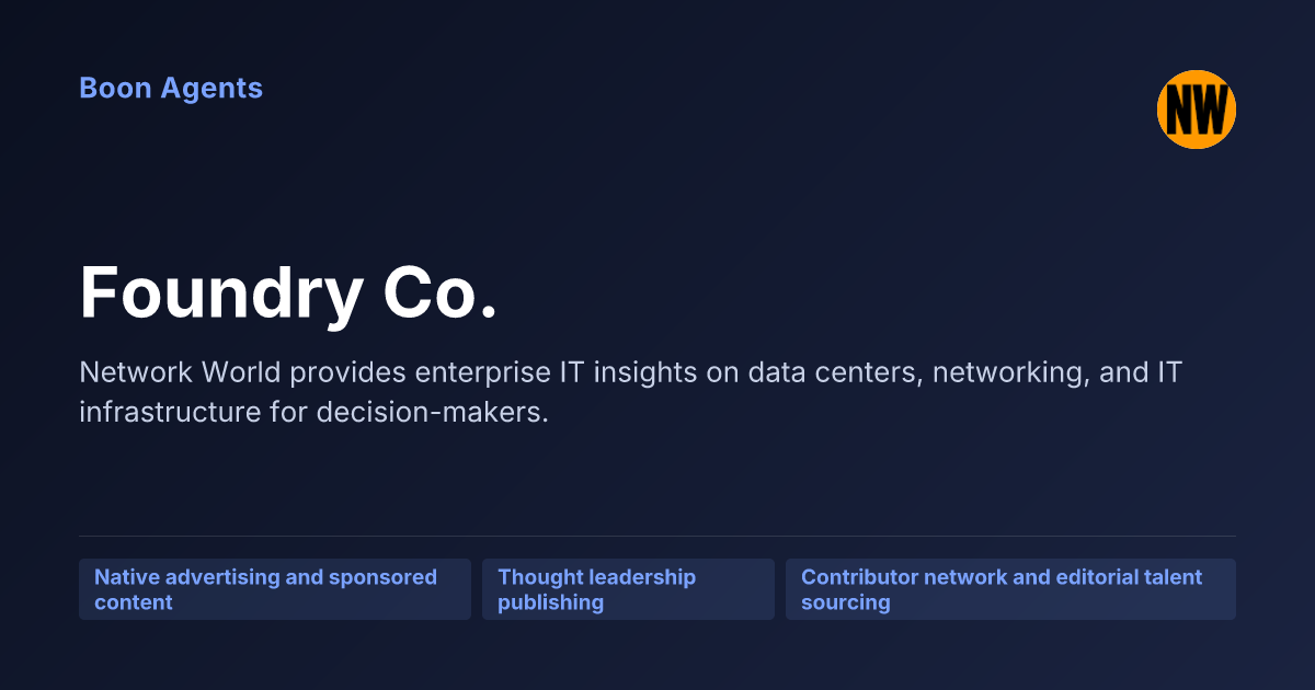 Foundry Co. — company overview