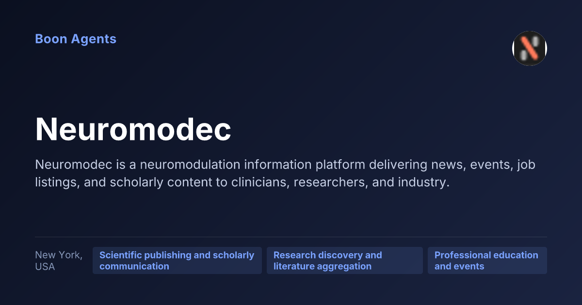 Neuromodec — company overview