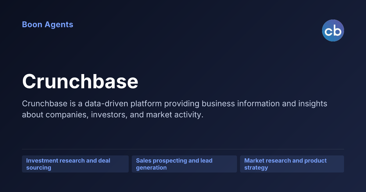 Crunchbase — company overview