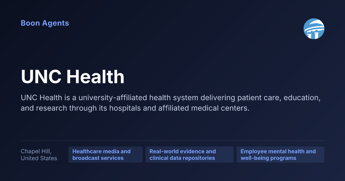 UNC Health — company overview