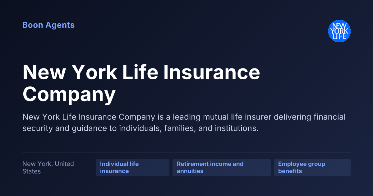 New York Life Insurance Company — company overview