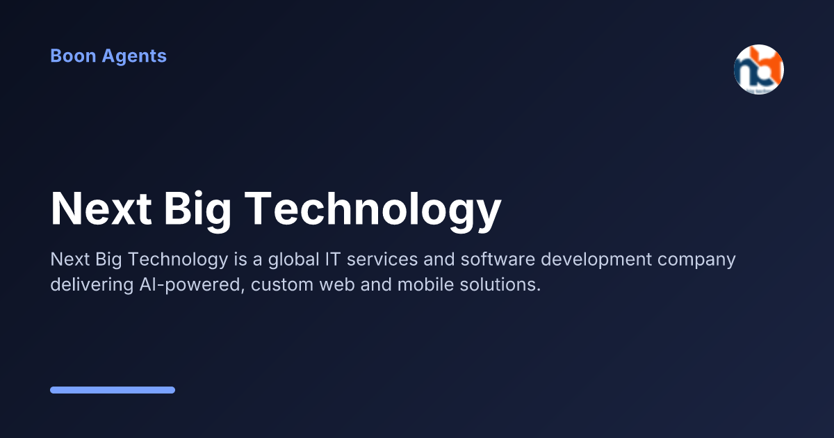 Next Big Technology — company overview