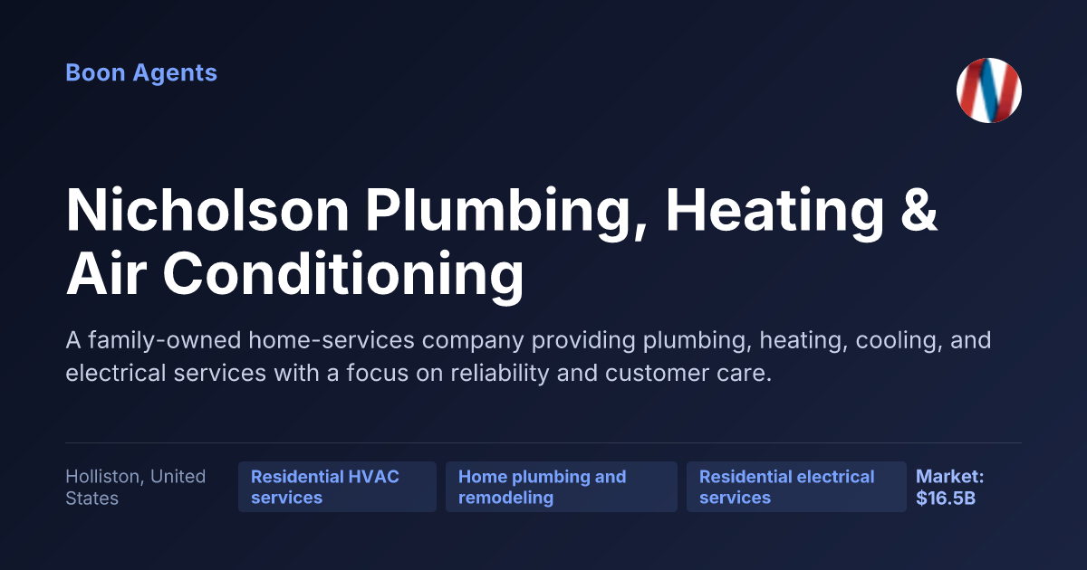 Nicholson Plumbing, Heating & Air Conditioning — company overview