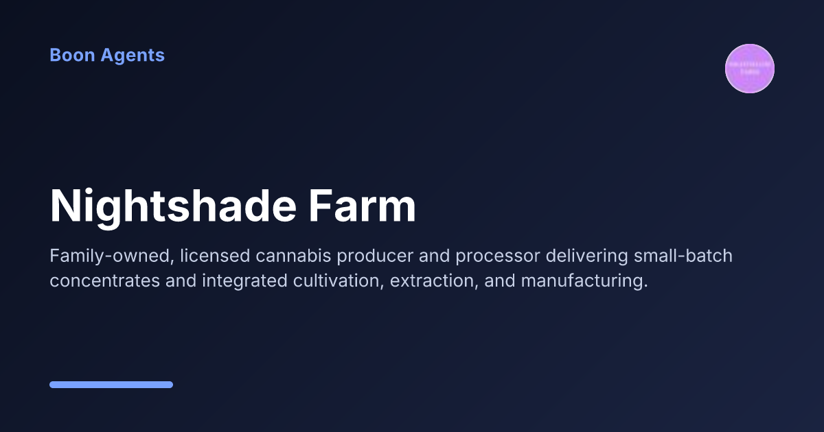 Nightshade Farm — company overview