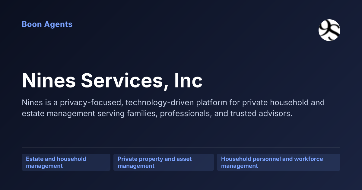 Nines Services, Inc — company overview