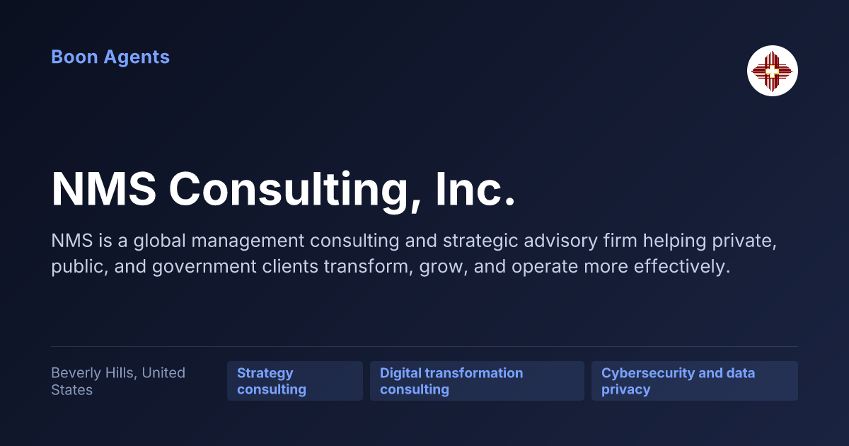 NMS Consulting, Inc. — company overview