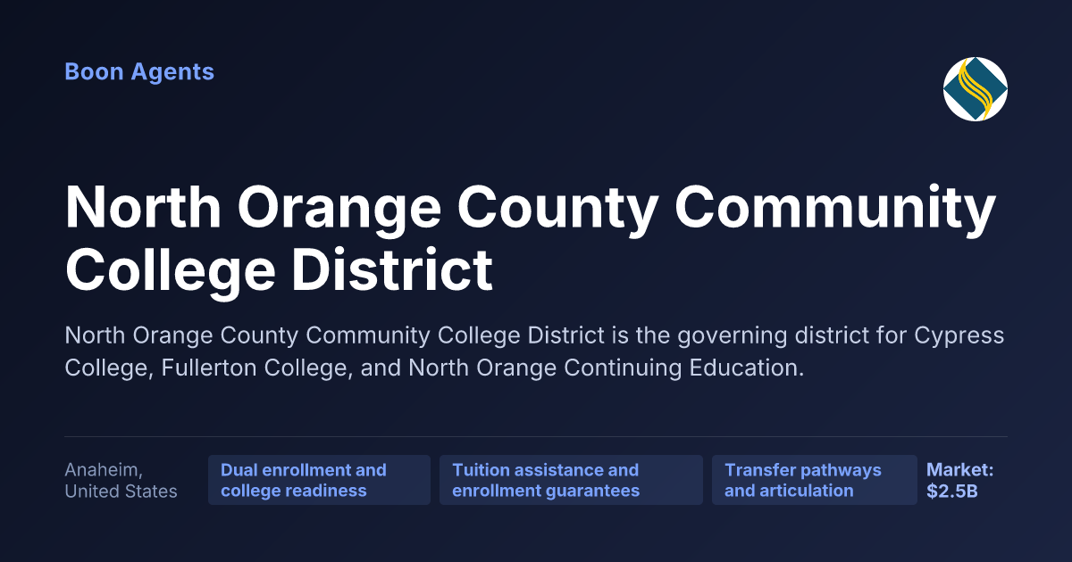 North Orange County Community College District — company overview