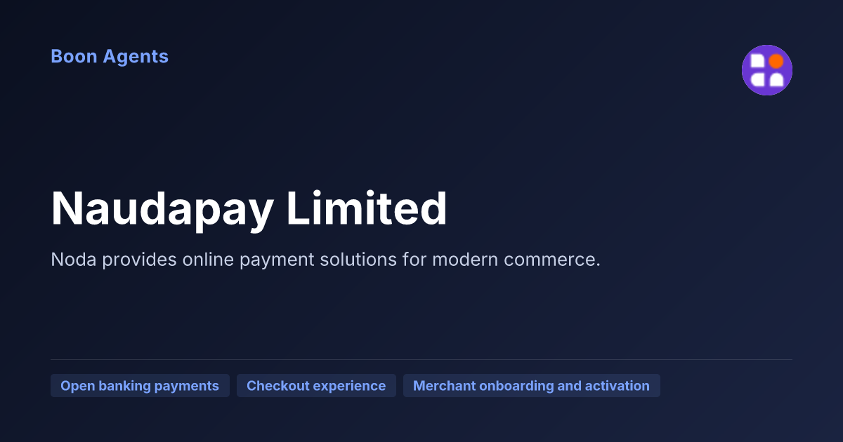 Naudapay Limited — company overview
