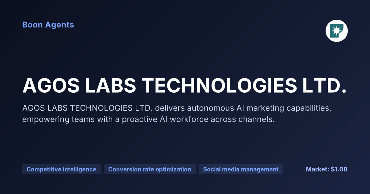 AGOS LABS TECHNOLOGIES LTD. — company overview
