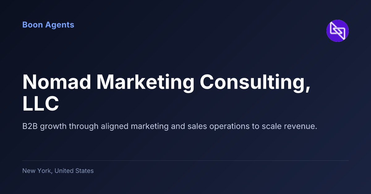 Nomad Marketing Consulting, LLC — company overview