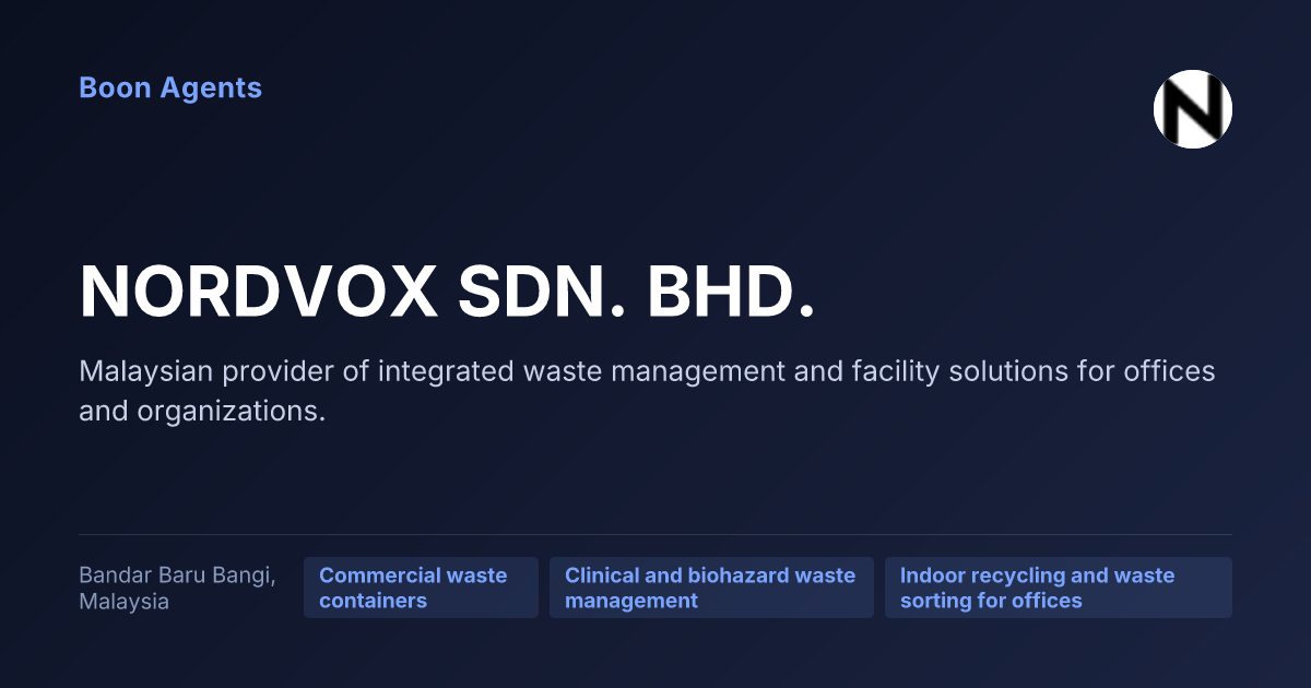 NORDVOX SDN. BHD. — company overview