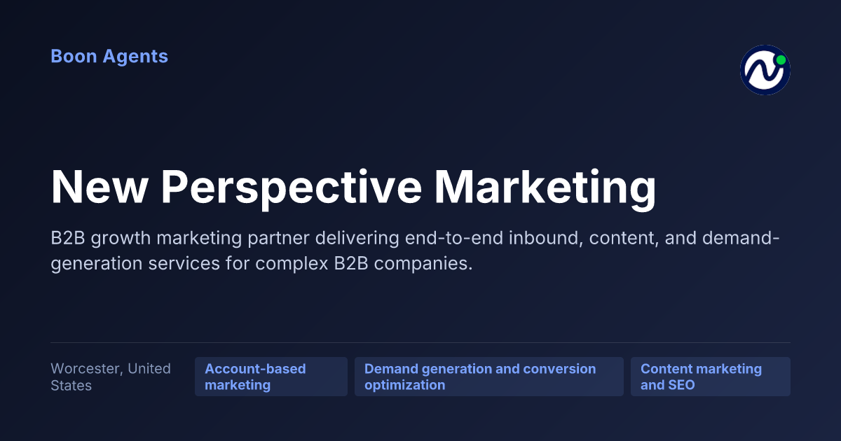 New Perspective Marketing — company overview