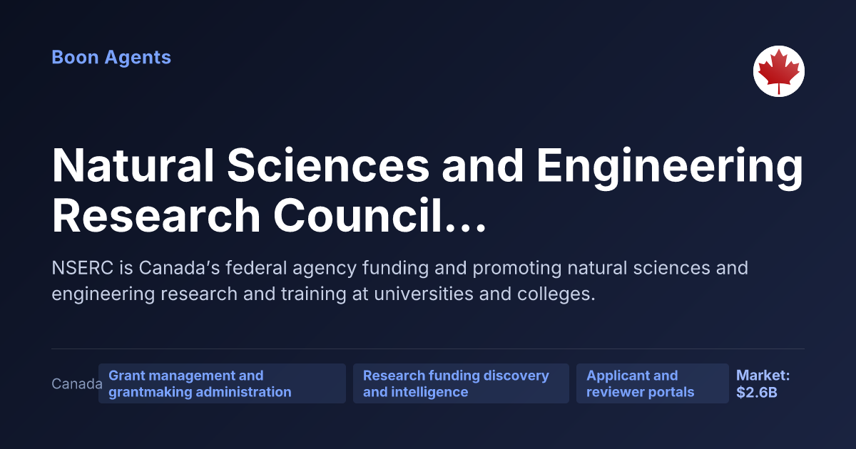 Natural Sciences and Engineering Research Council of Canada — company overview