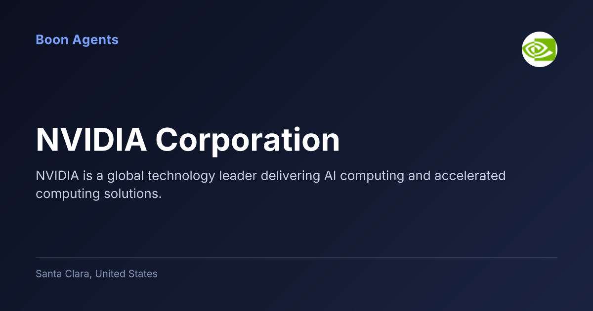NVIDIA Corporation — company overview
