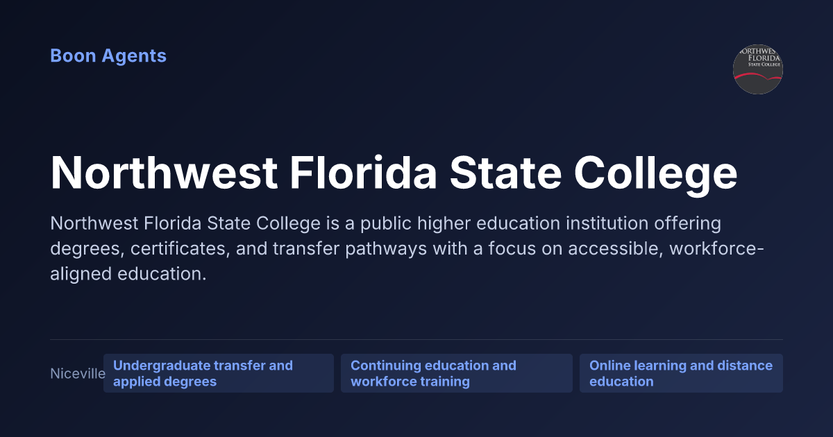 Northwest Florida State College — company overview