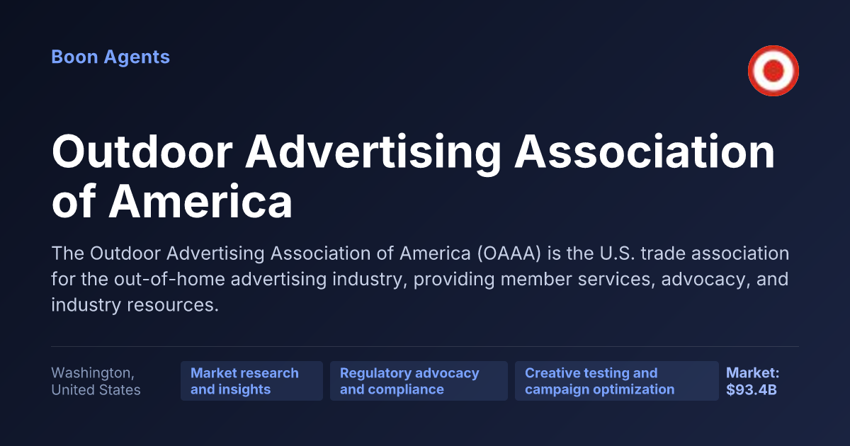 Outdoor Advertising Association of America — company overview