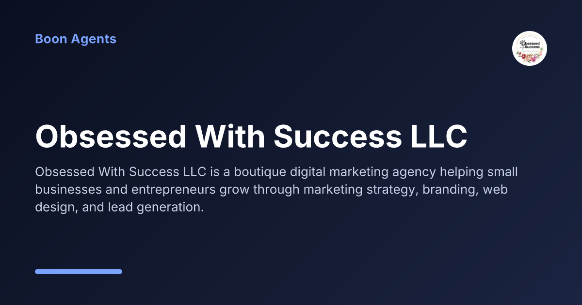 Obsessed With Success LLC — company overview
